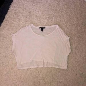 White Crop Top